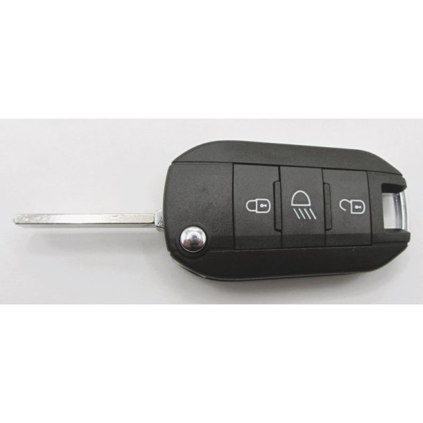 Citron fold-ud nglehus 3 knaps med ngle klinge VA2 (lygte symbol i midten)