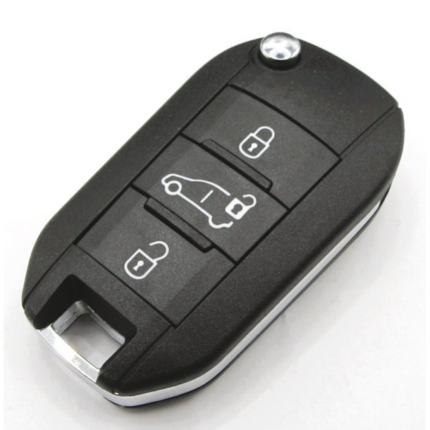 Citron fold-ud nglehus 3 knaps med ngle klinge VA2 (bagklap symbol i midten)