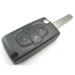 Citron fold-ud nglehus 4 knaps u/batteriholder