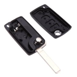 Fiat fold-ud nglehus (bagklap symbol i midten) 3 knaps m/batteriholder