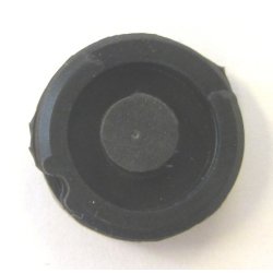 Citron gummi knap - til hulstrrelse 11 -12-mm