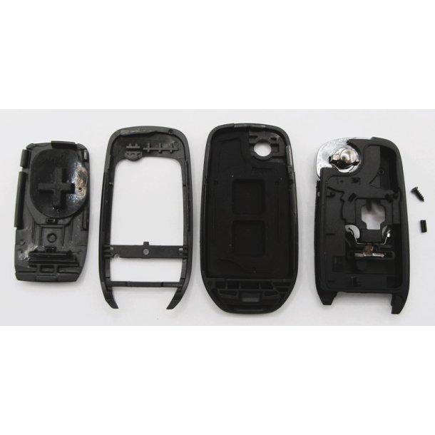 Renault fold-ud n�glehus 2 knaps med sort bagplade