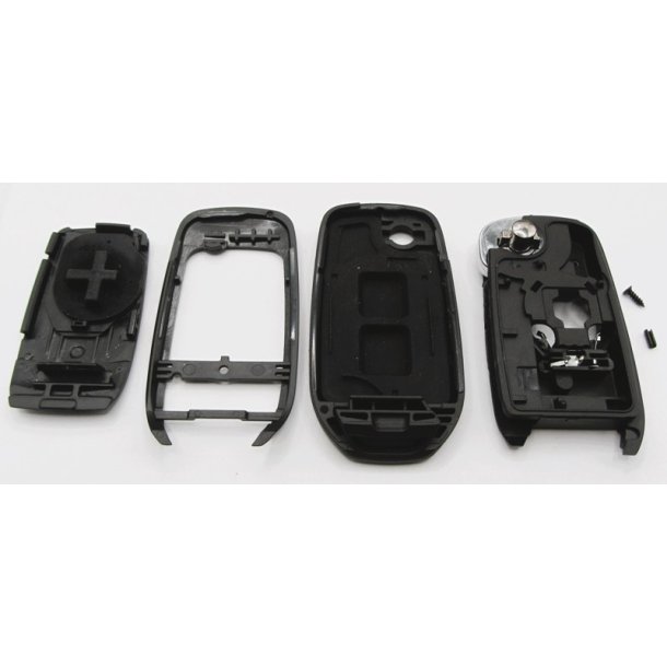 Renault fold-ud n�glehus 2 knaps med sort bagplade