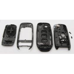 Renault fold-ud n�glehus 3 knaps med sort bagplade