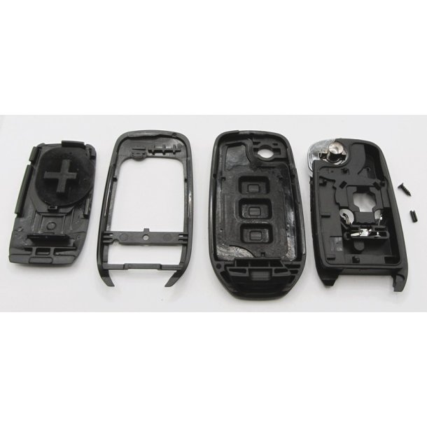 Renault fold-ud n�glehus 3 knaps med sort bagplade