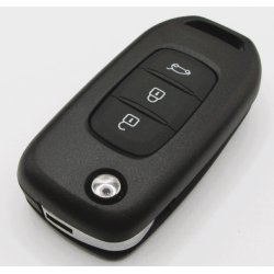 Renault fold-ud n�glehus 3 knaps med sort bagplade