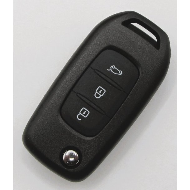 Renault fold-ud n�glehus 3 knaps med sort bagplade