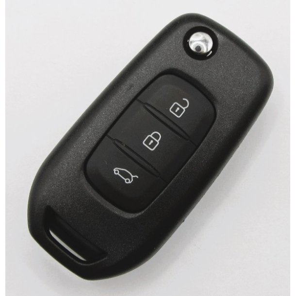 Renault fold-ud n�glehus 3 knaps med hvid bagplade