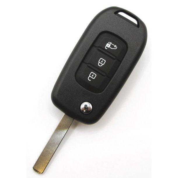 Renault fold-ud n�glehus 3 knaps med varevogn symbol