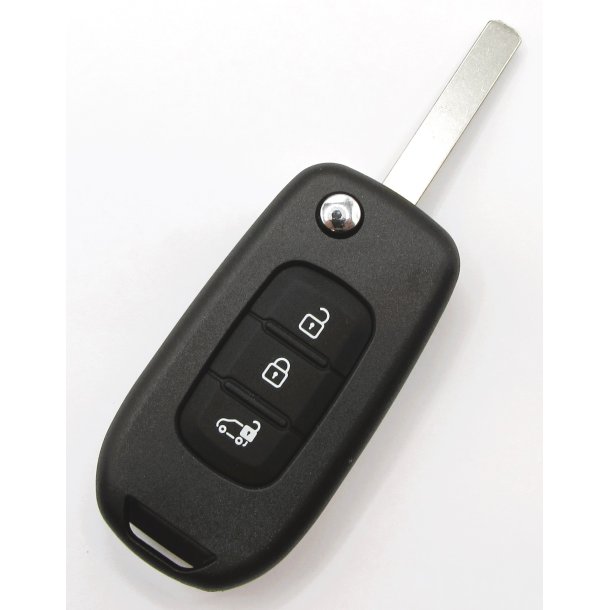 Renault fold-ud n�glehus 3 knaps med varevogn symbol