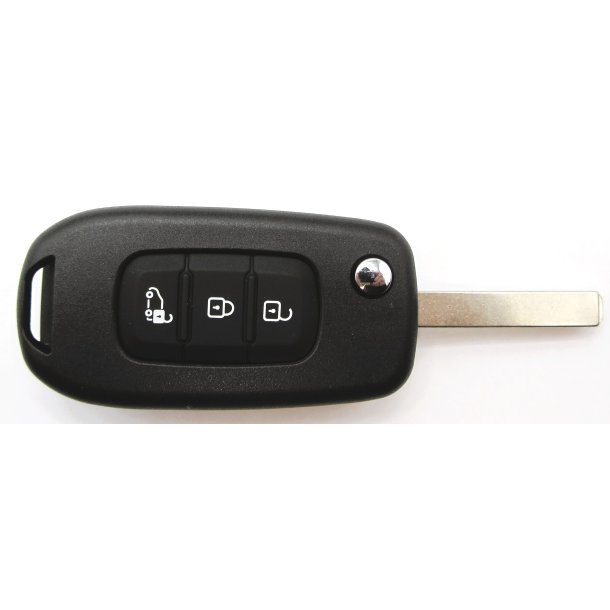 Renault fold-ud n�glehus 3 knaps med varevogn symbol
