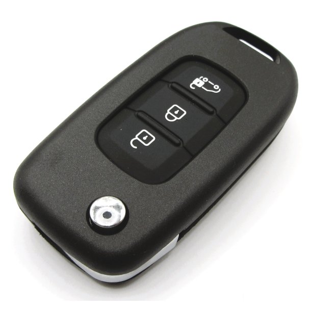 Renault fold-ud n�glehus 3 knaps med varevogn symbol