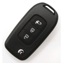 Renault fold-ud n�glehus 3 knaps med varevogn symbol