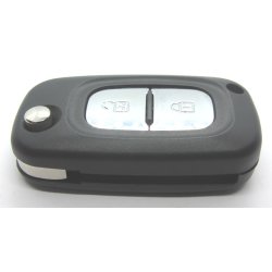 Mercedes fold-ud n�glehus 2 knaps m/batteriholder