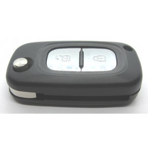 Mercedes fold-ud nglehus 2 knaps m/batteriholder