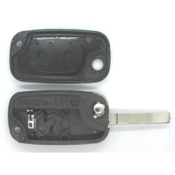 Mercedes fold-ud n�glehus 2 knaps m/batteriholder