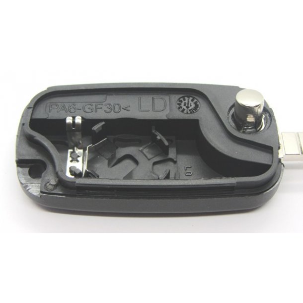 Mercedes fold-ud n�glehus 3 knaps m/batteriholder