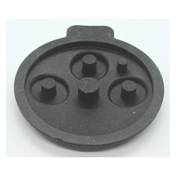 Smart gummi pad, 3 knaps