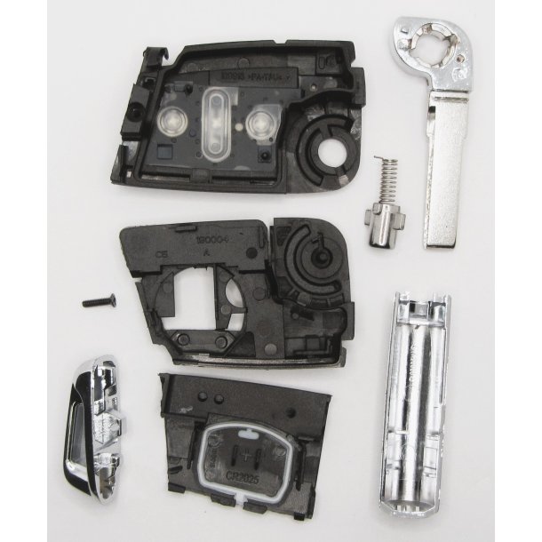 VW fold-ud n�glehus 3 knaps Alu side