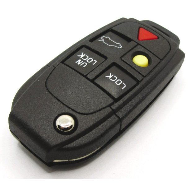 Volvo fold-ud n�glehus 4 knaps + panic knap